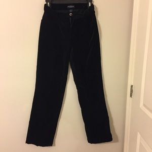 Black Velvet Ann Taylor Stretch Pants